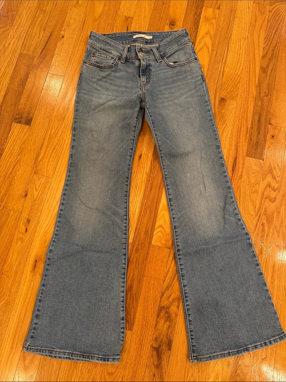 Levi’s Classic Women's Light Blue Superlow Flare Jeans